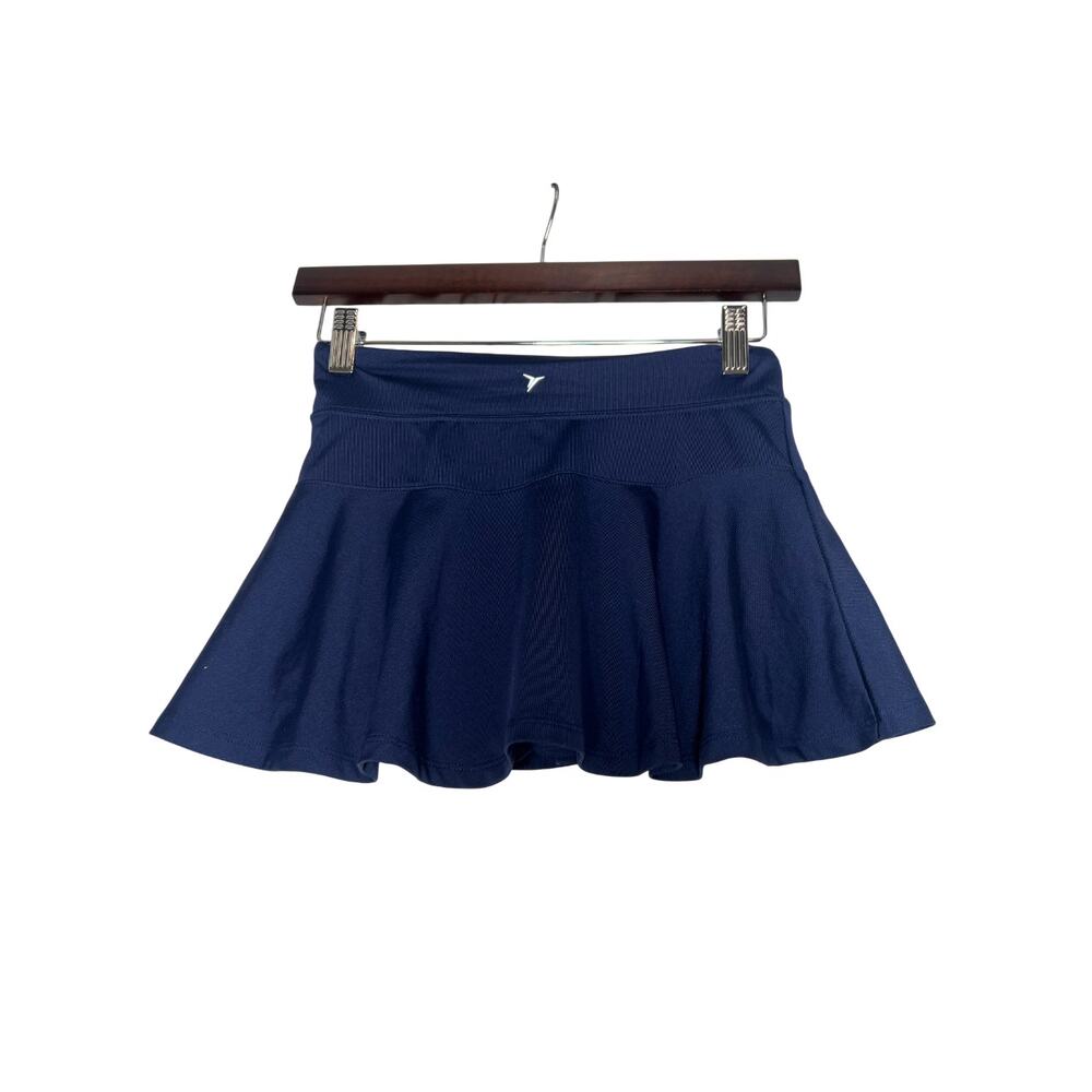Old Navy Go-Dry High-Waisted Skirt Skorts Activewear Logo Blue Women Size Medium - Picture 5 of 7